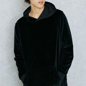 Topman Velour Hoodie